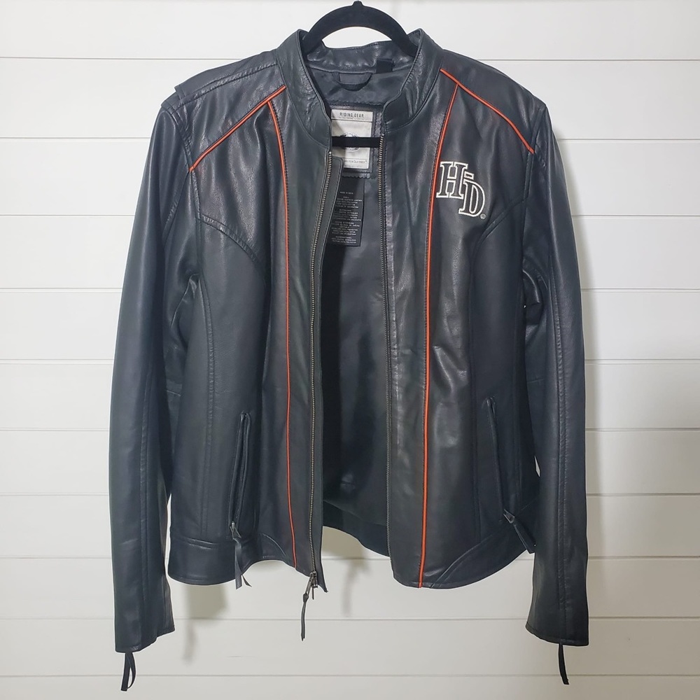 Harley Davidson Women Epoch Leather Jacket size 2XL